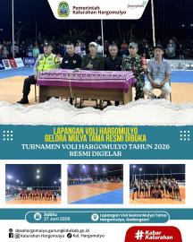 LAPANGAN VOLI GELORA MULYA TAMA RESMI DIBUKA, TURNAMEN VOLI ANTAR PADUKUHAN RESMI DIGELAR